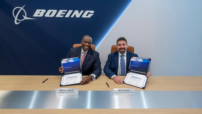 2026 MRO America Boeing Signing Honeywell