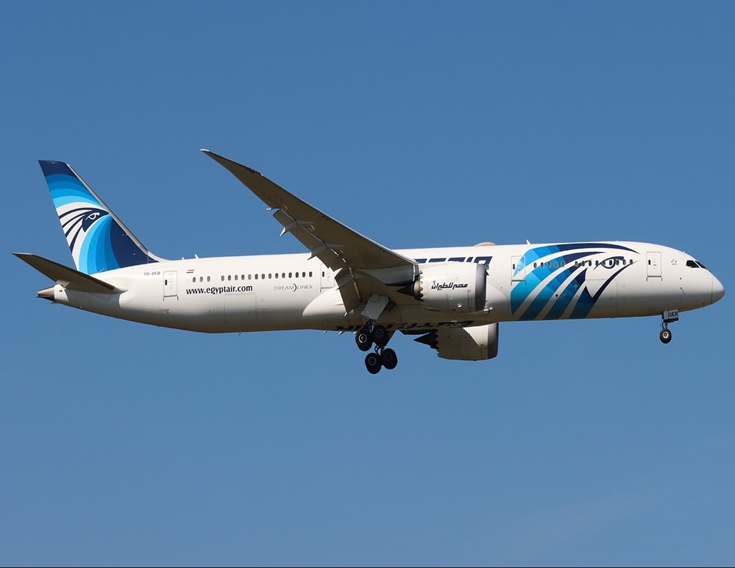 EGYPTAIR 787 Dreamliner in Flight