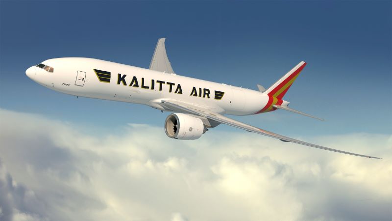 Kalitta Air Boeing 777 flying
